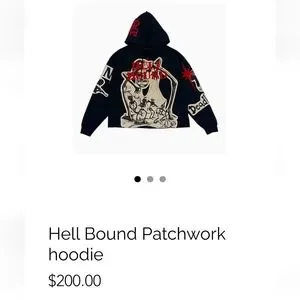 国内で当店のみ Hell System - PATCHWORK DESTROYED SWEATSHIRT 国内で当店のみ Hell System - PATCHWORK DESTROYED SWEATSHIRT